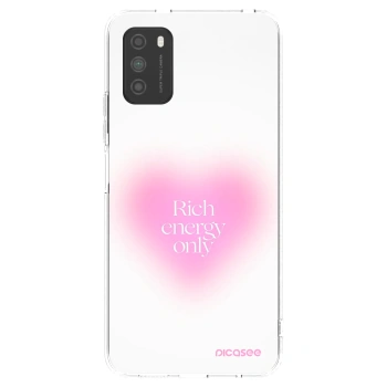 Picasee silikonowe przeźroczyste etui na Xiaomi Poco M3 - Rich Energy