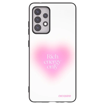 Picasee silikonowe czarne etui na Samsung Galaxy A52 5G A525F - Rich Energy