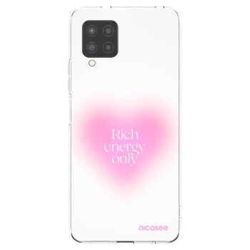 Picasee silikonowe przeźroczyste etui na Samsung Galaxy A42 A426B - Rich Energy