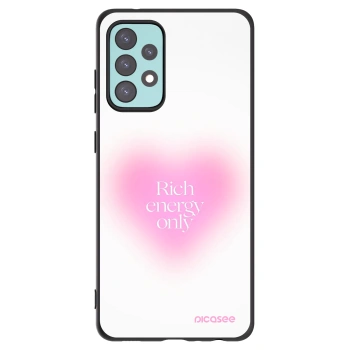 Picasee silikonowe czarne etui na Samsung Galaxy A72 A725F - Rich Energy
