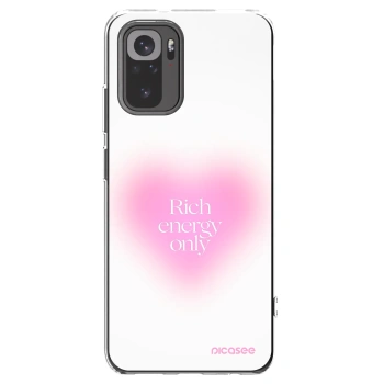 Picasee silikonowe przeźroczyste etui na Xiaomi Redmi Note 10S - Rich Energy