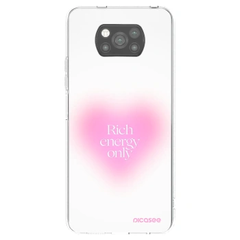 Picasee silikonowe czarne etui na Xiaomi Poco X3 Pro - Rich Energy