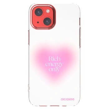 Picasee silikonowe przeźroczyste etui na Apple iPhone 13 mini - Rich Energy