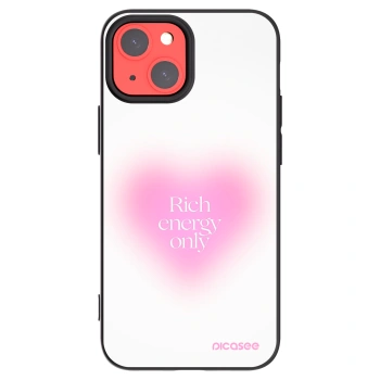 Picasee silikonowe czarne etui na Apple iPhone 13 mini - Rich Energy