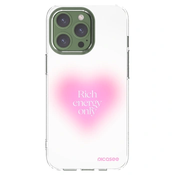 Picasee silikonowe przeźroczyste etui na Apple iPhone 13 Pro - Rich Energy