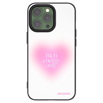 Picasee silikonowe czarne etui na Apple iPhone 13 Pro - Rich Energy