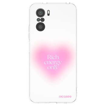 Picasee silikonowe przeźroczyste etui na Xiaomi Poco F3 - Rich Energy