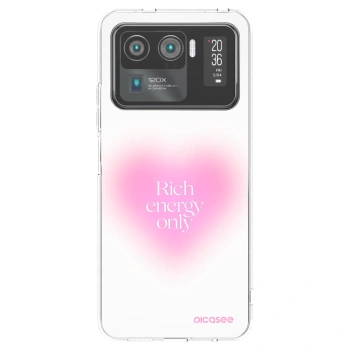 Picasee silikonowe przeźroczyste etui na Xiaomi Mi 11 Ultra - Rich Energy