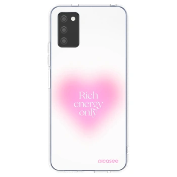 Picasee silikonowe przeźroczyste etui na Samsung Galaxy A02s A025G - Rich Energy
