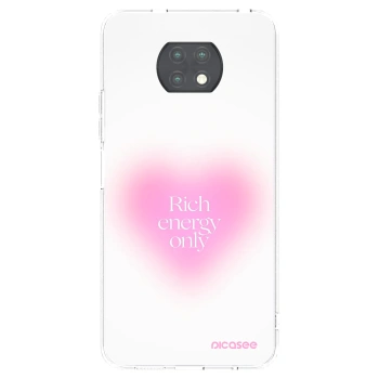 Picasee silikonowe przeźroczyste etui na Xiaomi Redmi Note 9T - Rich Energy