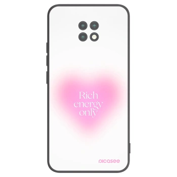 Picasee silikonowe czarne etui na Xiaomi Redmi Note 9T - Rich Energy