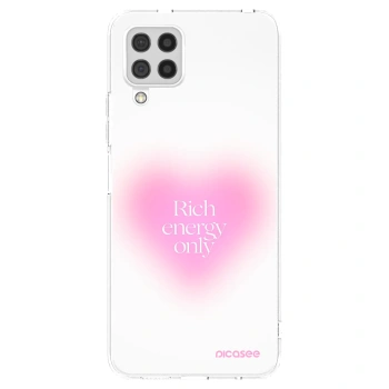 Picasee silikonowe przeźroczyste etui na Samsung Galaxy A22 A225F 4G - Rich Energy