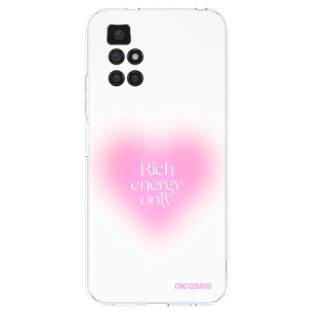 Picasee silikonowe przeźroczyste etui na Xiaomi Redmi 10 - Rich Energy