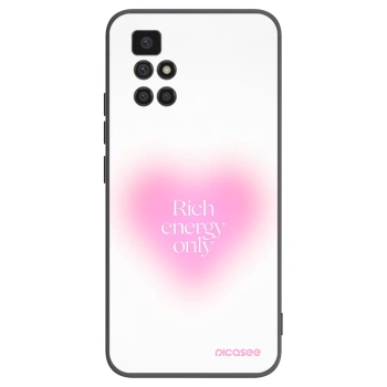 Picasee silikonowe czarne etui na Xiaomi Redmi 10 - Rich Energy