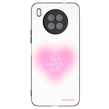 Picasee silikonowe czarne etui na Huawei Nova 8i - Rich Energy