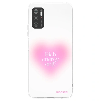 Picasee silikonowe przeźroczyste etui na Xiaomi Poco M3 Pro 5G - Rich Energy