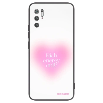 Picasee silikonowe czarne etui na Xiaomi Poco M3 Pro 5G - Rich Energy