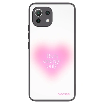 Picasee silikonowe czarne etui na Xiaomi 11 Lite 5G NE - Rich Energy
