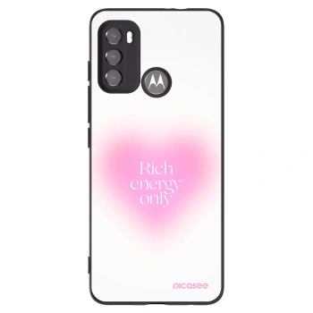 Picasee silikonowe czarne etui na Motorola Moto G60 - Rich Energy