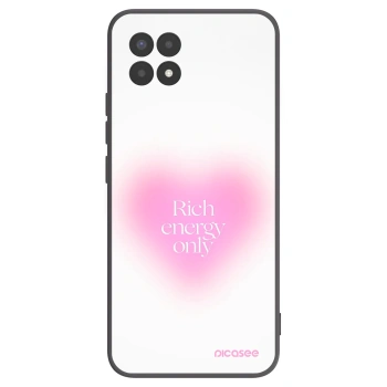 Picasee silikonowe czarne etui na Realme 8i - Rich Energy