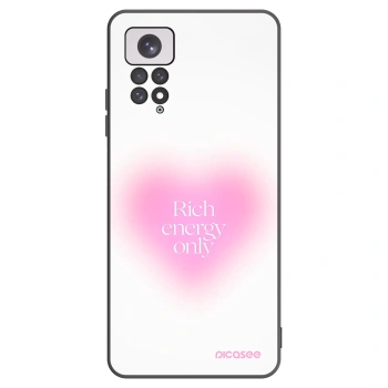 Picasee silikonowe czarne etui na Xiaomi Redmi Note 11 - Rich Energy