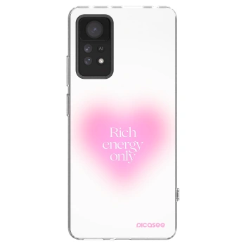 Picasee silikonowe przeźroczyste etui na Xiaomi Redmi Note 11 Pro 5G - Rich Energy