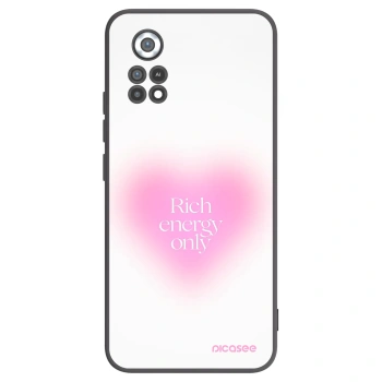 Picasee silikonowe czarne etui na Xiaomi Poco X4 Pro 5G - Rich Energy