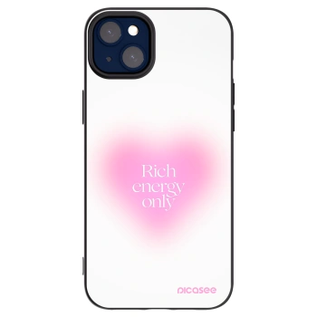 Picasee silikonowe czarne etui na Apple iPhone 14 Plus - Rich Energy
