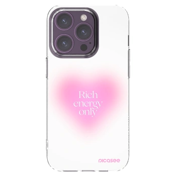 Picasee silikonowe przeźroczyste etui na Apple iPhone 14 Pro - Rich Energy
