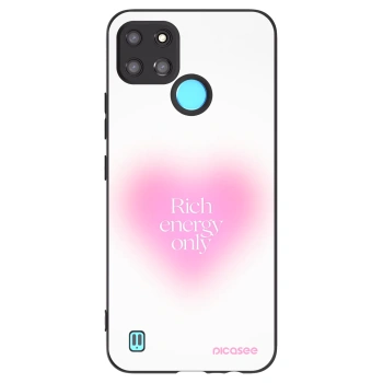 Picasee silikonowe czarne etui na Realme C21Y - Rich Energy