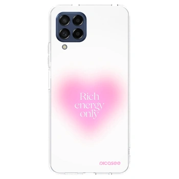 Picasee silikonowe przeźroczyste etui na Samsung Galaxy M53 5G - Rich Energy