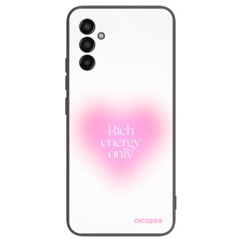 Picasee silikonowe czarne etui na Samsung Galaxy M13 M135F - Rich Energy