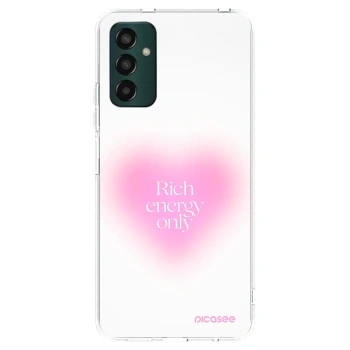 Picasee silikonowe przeźroczyste etui na Samsung Galaxy M13 M135F - Rich Energy