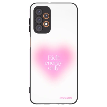 Picasee silikonowe czarne etui na Samsung Galaxy A23 A236B 5G - Rich Energy