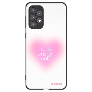 Picasee silikonowe czarne etui na Samsung Galaxy A73 5G - Rich Energy