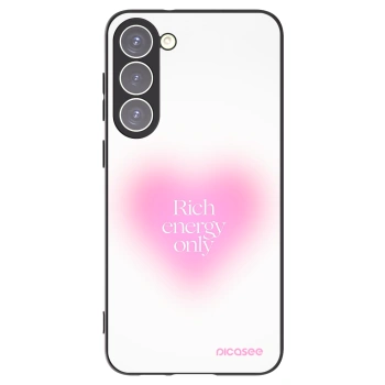 Picasee silikonowe czarne etui na Samsung Galaxy S23+ 5G - Rich Energy