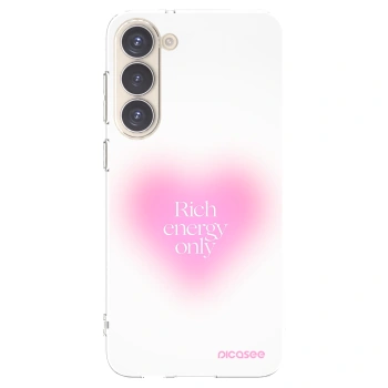 Picasee silikonowe przeźroczyste etui na Samsung Galaxy S23+ 5G - Rich Energy