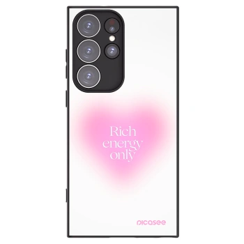 Picasee silikonowe czarne etui na Samsung Galaxy S23 Ultra 5G - Rich Energy