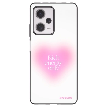 Picasee silikonowe czarne etui na Xiaomi Redmi Note 12 Pro+ 5G - Rich Energy