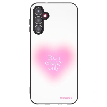 Picasee silikonowe czarne etui na Samsung Galaxy A14 4G A145R - Rich Energy