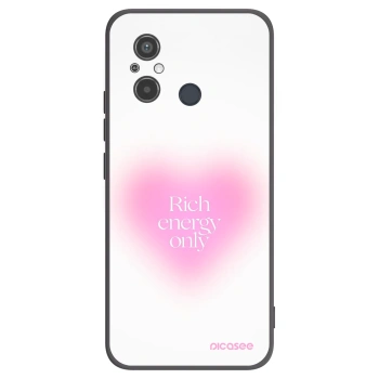 Picasee silikonowe czarne etui na Xiaomi Redmi 12C - Rich Energy
