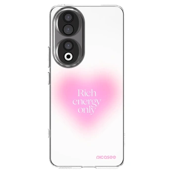 Picasee silikonowe przeźroczyste etui na Honor 90 5G - Rich Energy