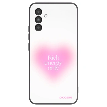 Picasee silikonowe czarne etui na Samsung Galaxy A04s A047F - Rich Energy