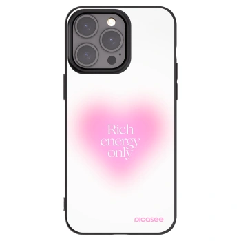 Picasee silikonowe czarne etui na Apple iPhone 15 Pro Max - Rich Energy
