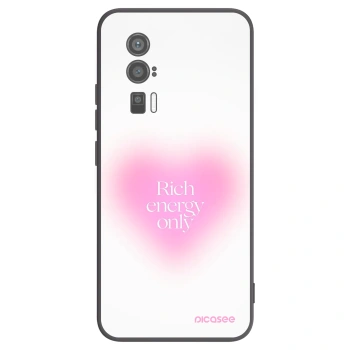 Picasee silikonowe czarne etui na Xiaomi Poco F5 Pro 5G - Rich Energy