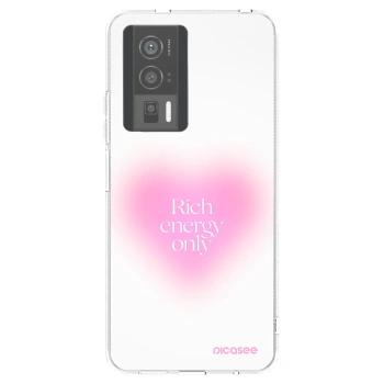 Picasee silikonowe przeźroczyste etui na Xiaomi Poco F5 Pro 5G - Rich Energy