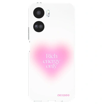 Picasee silikonowe przeźroczyste etui na Honor 90 Lite 5G - Rich Energy