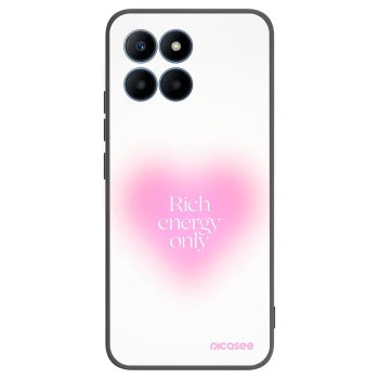 Picasee silikonowe czarne etui na Honor 70 Lite - Rich Energy