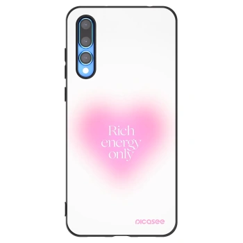 Picasee silikonowe czarne etui na Huawei P20 Pro - Rich Energy