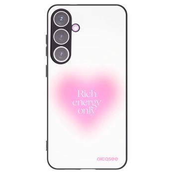 Picasee silikonowe czarne etui na Samsung Galaxy S24+ S926B 5G - Rich Energy